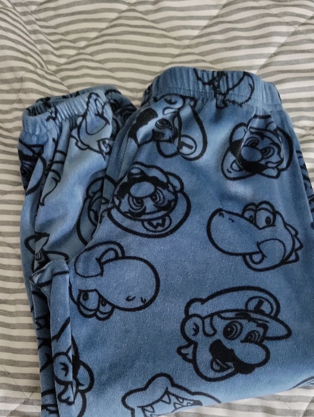 Nintendo Blue Kids Pajama Set - Cozy Fleece Sleepwear